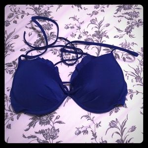 VS Navy Blue Bikini top - 32D